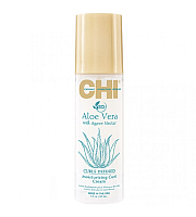CHI Aloe Vera with Agava Nectar Moisturizing Curl Cream - Крем для укладки увлажняющий для вьющихся волос 147 мл 